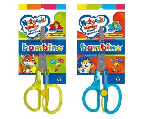 Nożyczki szkolne dla leworęcznych BAMBINO