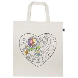Bawełniana torba z motywem serca