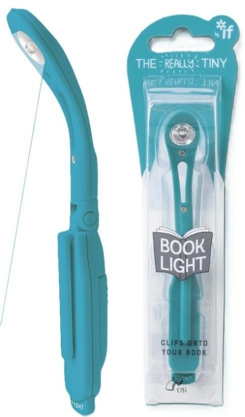 Lampka do książki niebieska