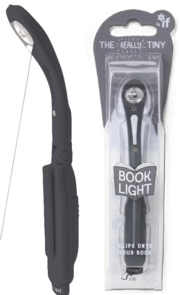 Lampka do książki szara