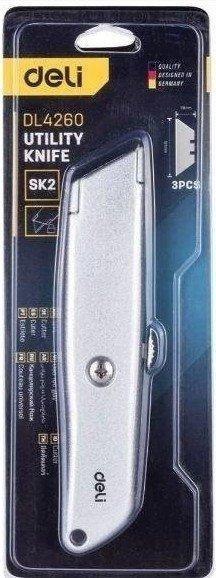 Nóż 19mm metalowy DELI