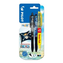 Pióro kulk Frixion 2 kolory+zakreślacz ONE PIECE