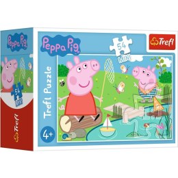 Puzzle 54 mini Wesoły dzień Świnki Peppy 1 TREFL