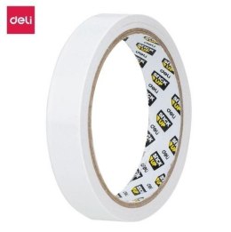 Taśma dwustronna biała 18mmx9,1m (16szt) DELI