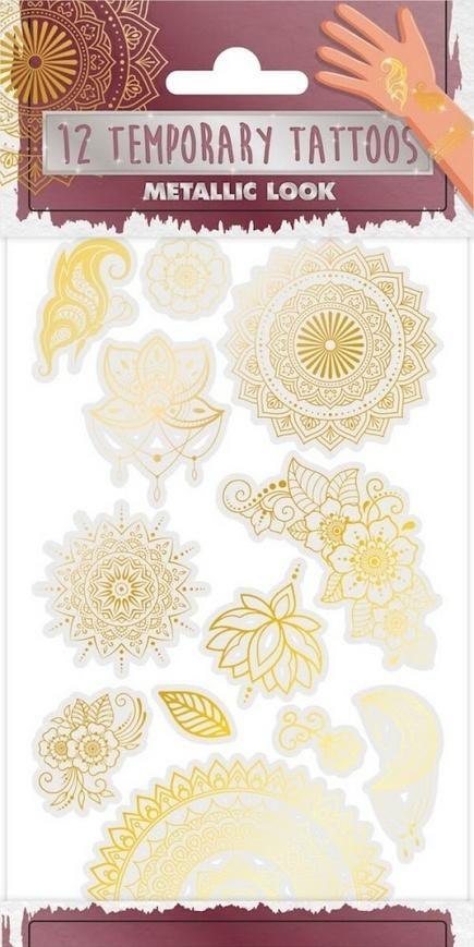 Tatuaże metaliczne Mehndi