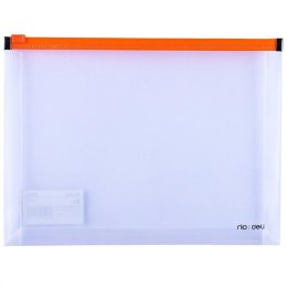 Teczka na suwak A5 PP pomarańczowa DELI