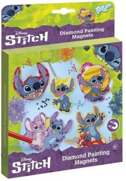 Zestaw magnesy do wyklejenia diamencikami Stitch