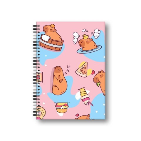 Brulion A5/80K kratka Kapibara food PENMATE