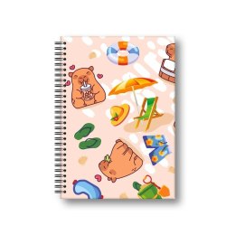 Brulion A5/80K kratka Kapibara plaża PENMATE