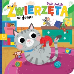 Duże puzzle. Zwierzęta w domu