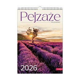 Kalendarz 2026 A3 wieloplanszowy Pejzaże