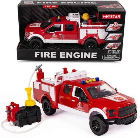 Samochód strażacki Pick-up z pojemnikiem i pompką