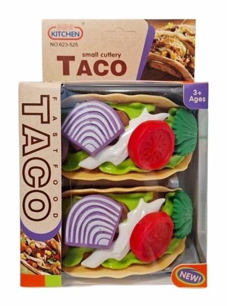 Zestaw kuchenny produkty spożywcze taco