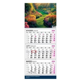 Kalendarz 2026 Trójdzielny Twarda Główka Ogród
