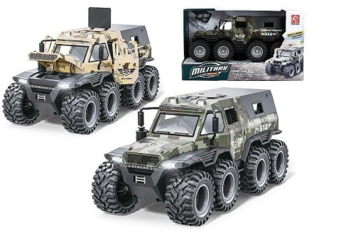 Pojazd wojskowy 8 kołowy światła dźwięk MIX