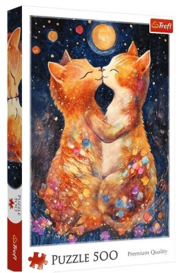 Puzzle 500 Pocałunek w świetle księżyca TREFL
