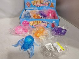 Gniotek żelowy pająk MIX