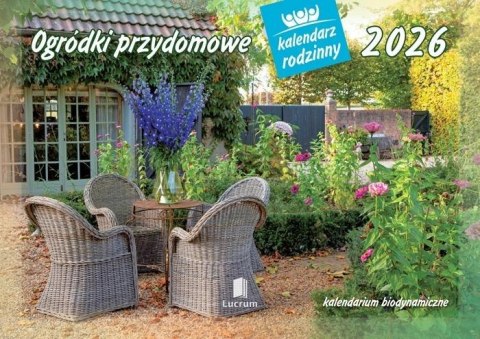 Kalendarz 2026 rodzinny Ogródki przydomowe