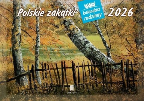 Kalendarz 2026 rodzinny Polskie zakątki