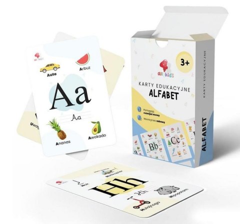 Karty edukacyjne Alfabet 35szt