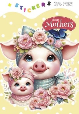 Kolorowanka 135x190 z naklejkami Najdroższe mamy