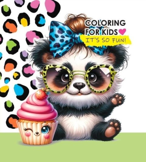 Kolorowanka 140x140 Panda