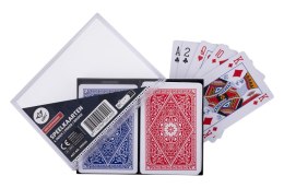 Komplet 2 talii kart w etui 100% platik 4 index
