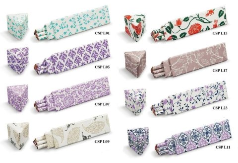 Kredki ozdobne w pudełku mix 6szt