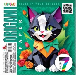 Papier do origami 160x160 35 arkuszy 80g/m2 Kot