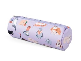 Piórnik saszetka print Koty 7x20cm