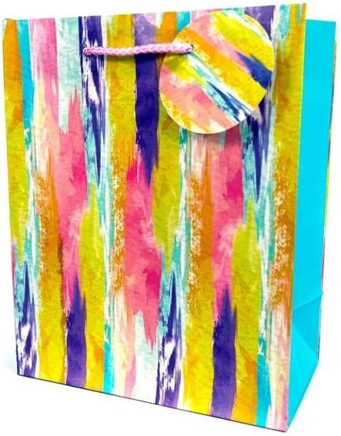 Torebka ozdobna matowa 18x23x10cm Pastele