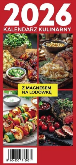 Kalendarz 2026 na lodówkę tygodniowy z przepisami