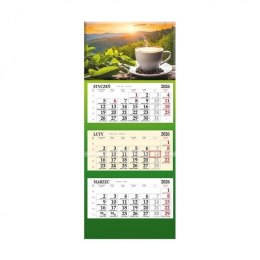 Kalendarz 2026 trójdzielny Kawa