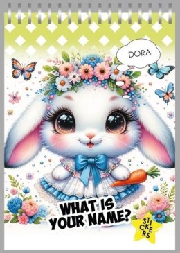 Kolorowanka 105x148 z naklejkami Urocze zwierzątka