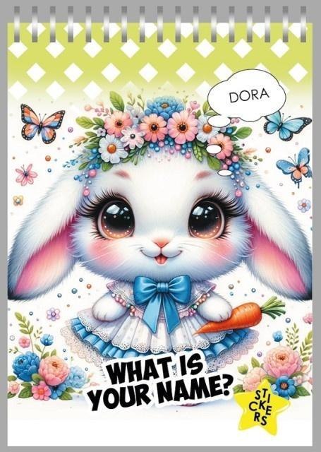 Kolorowanka 105x148 z naklejkami Urocze zwierzątka