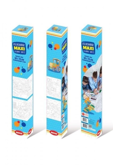 Kolorowanka podłogowa 50x70cm Chłopiec