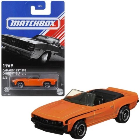 Matchbox Samochód 1969 Camaro SS 396 Covertible
