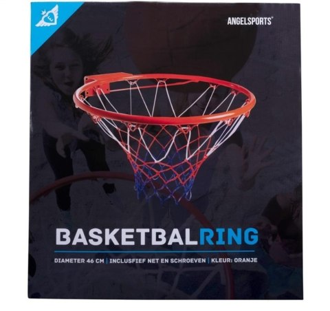 Obręcz do koszykówki z siatką