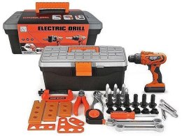 Wiertarka na baterie z akcesoriami w walizce