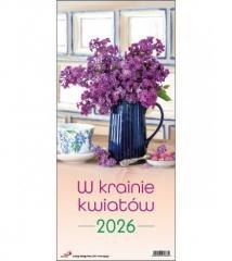 Kalendarz 2026 ścienny w krainie kwiatów