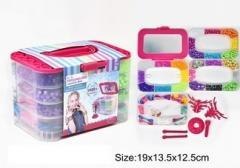 Kuferek 4 poziomy z lusterkiem