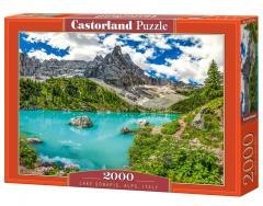 Puzzle 2000 Lake Sorapis, Alps, Italy CASTOR