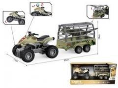 Quad + przyczepa 1:16 światło dźwięk