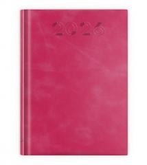 Terminarz 2026 B6 print malinowy