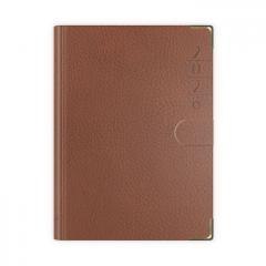 Terminarz 2026 B7 lux z zapinką brązowy