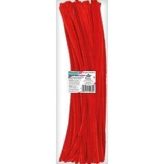 Druciki dekoracyjne 0,6x30cm czerwone 50szt