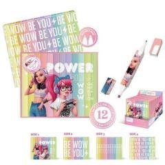 Flamastry dwustronne WOW 12 kolorów