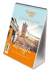 Kalendarz 2026 B6 pionowy ze spiralką Londyn