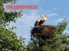 Kalendarz 2026 ścienny album. 28,5x20cm Krajobrazy