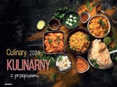 Kalendarz 2026 ścienny album. 28,5x20cm Kulinarny